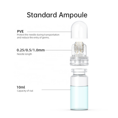 Gold Titanium Hydra Microneedling Roller (64-Pin) - Hair & Scalp Care