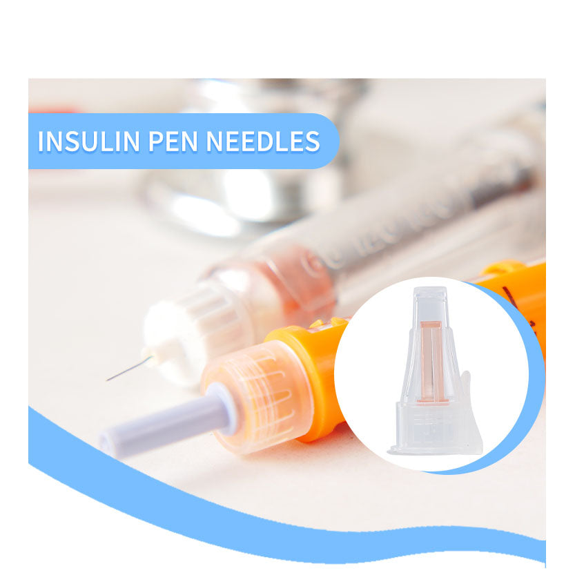 Premium Ultra-Fine Insulin Peptide Pen Needles 32G (0.23 x 4mm) - Sterile Disposable (100 Count x 1 Pack)